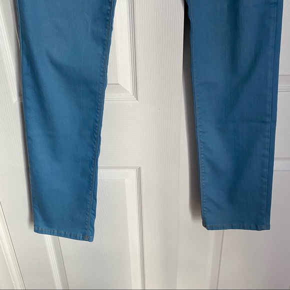 ZARA MAN BLACK TAG BLUE SKINNY PANTS - Picture 4 of 8